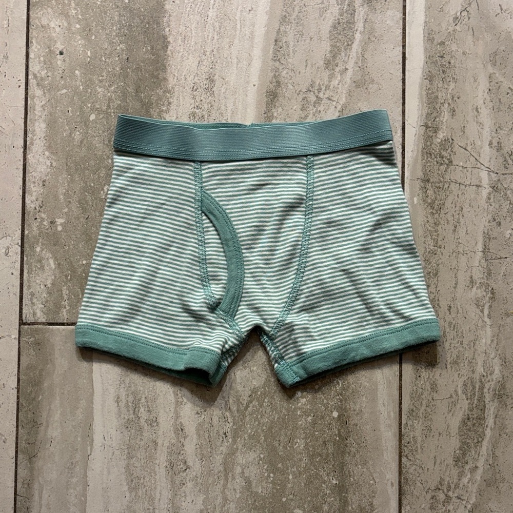 Carter's Mint Green and White Striped Kids Boxer Shorts